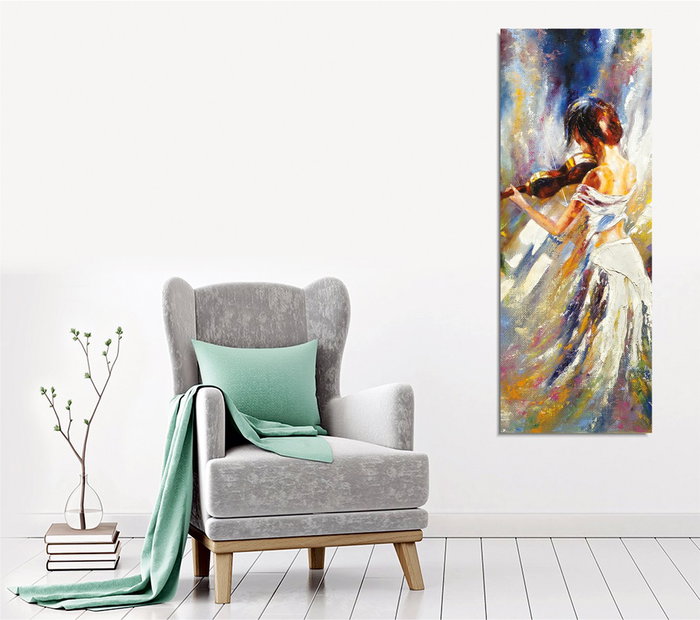 Wallity PC206 Lienzo Decorativo Multicolor 30 x 80 cm